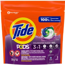 6 pieces Tide Laundry Pods 9ct Spring M - Laundry Detergent