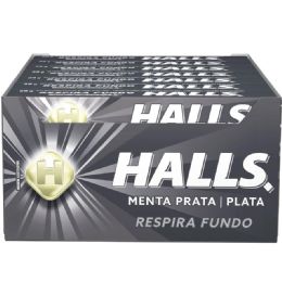 21 Wholesale Halls Cough Drops  10 Ct Silve