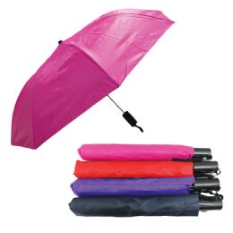 50 Wholesale Umbrella 42in Two Fold Assorted Colors