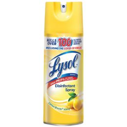 12 pieces Lysol Spray 12.5 Oz Lemon Bree - Cleaning Products