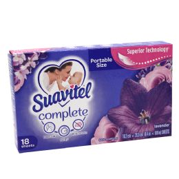 15 pieces Suavitel Dryer Sheets 18ct Lav - Cleaning Products