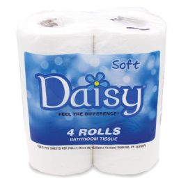 24 Bulk Daisy Bath Tissue 150ct 4pk 2ply Sheets