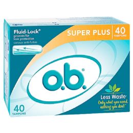3 pieces O.b. Tampons 40ct Super Plus - Personal Care Items