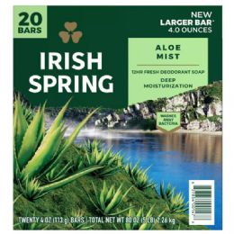 4 Bulk Irish Spring Bar Soap 4 Oz 20p