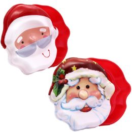 48 of Party Solution Santa Claus Container 6 X 6 In Assorted Designs