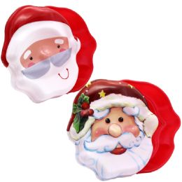48 pieces Party Solution Santa Claus Container 6 X 6 In Assorted Designs - Valentine Decorations