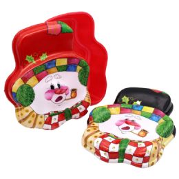 48 pieces Party Solution Snowman Container 7 X 5.75in Assorted Designs - Valentine Decorations