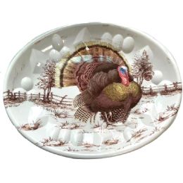 24 Wholesale Party Solution Turkey Tray 16.5 X 13.25 in