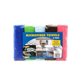 24 Wholesale Ezduzzit Cleaning Cloth 12.5 X 12.5 In 5 Pc Assorted Colors