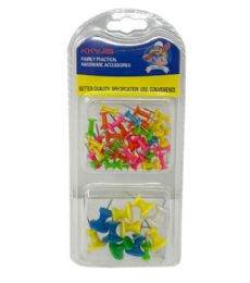 288 Pieces Push Pin Assorted Sizes And Colors - Push Pins and Tacks