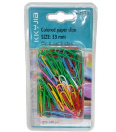 288 of 100 Pc Paper Clips 33mm Assorted Color