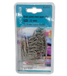 288 Wholesale 95 Pc Paper Clips Silver 1.5 in