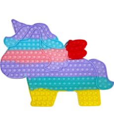 50 Pieces Unicorn Push Pop Bubble 18inx14in - Toys & Games