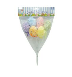 48 Bulk 6 Count Foam Eggs Picks