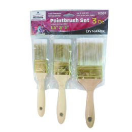 24 Wholesale 3pc Paintbrush Set (1-1/2", 2", 3")