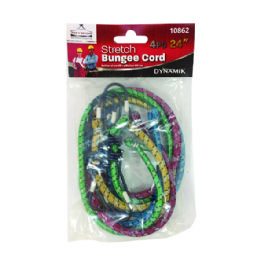 72 pieces 4pc. 24" Stretch Cord Pack - Bungee Cords