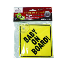 144 pieces Baby On Board Sign - Sign