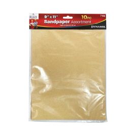 72 pieces 10pc. Sandpaper Asstortment - Hardware Miscellaneous