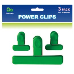 48 pieces 3pk All Purpose Clips - Clips and Fasteners