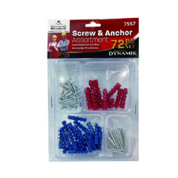 36 pieces 72pc Screw  Anchor Assortment - Screws Nails and Anchors