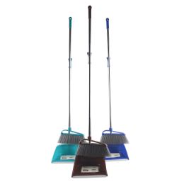 24 Wholesale Stainless Steel Long Handle Dustpan With Broom