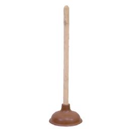 50 Pieces Toilet Plunger W/wooden Handle - Plumbing Supplies