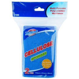 48 Wholesale Cellulose Sponges (2pcs)