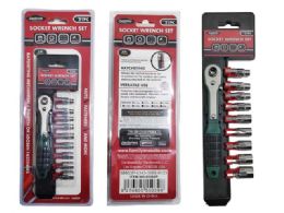 24 Pieces Ratchet Socket Wrench - Wrenches