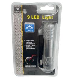 96 Wholesale 9 Led Flashlight