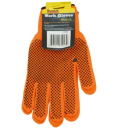24 Pieces High Visibility Work Glove Orange - Working Gloves