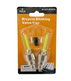 24 Wholesale Bicycle Blinking Valve Cap