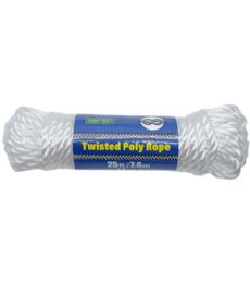24 Pieces 25ft Twisted Poly Rope - Rope and Twine