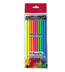 36 Wholesale 10pk Flourescent Pencil
