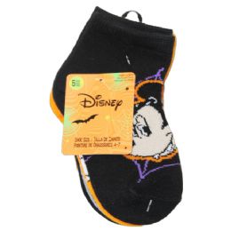 5pk Mickey Mouse Trick Or Treat Qrt Socks Size 2T-4t