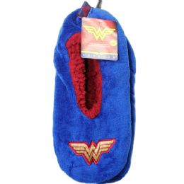60 Pieces 1pk Wonder Woman Slipper Socks Size 9-11 - Socks & Hosiery
