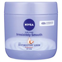 12 Pieces Nivea Body Cream 400 Ml Irresistibly Smooth With Shea Butter - Skin Care