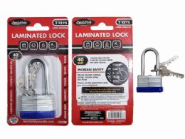 144 Pieces Laminated Padlock - Padlocks and Combination Locks