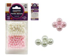 288 Pieces Pearl Beads Set In White And Pink - Craft Beads
