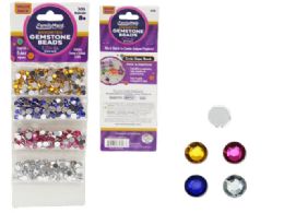 288 Pieces Gemstone Beads Circle - Craft Beads
