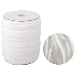 6 Pieces 200ydx3mm Elastic String Wht - Sewing Supplies
