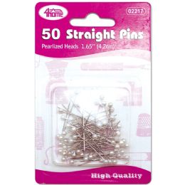 24 Pieces 50ct Straight Pins - Sewing Supplies