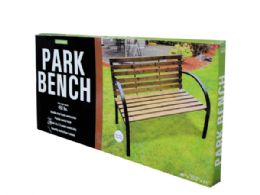 3 pieces Solid Wood And Steel Park Bench - Garden Tools