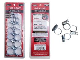 96 Pieces 12-Piece Hose Clamps Set In Stainless Steel - Clamps