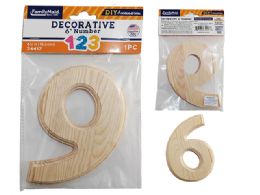 144 Bulk Wooden Number 9