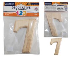 144 Wholesale Wooden Number 7