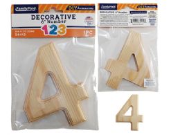 144 Wholesale Wooden Number 4