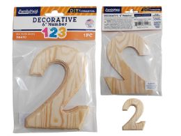 144 Wholesale Wooden Number 2