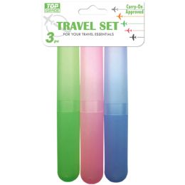 48 Pieces 3pc Brush Tube Set - Travel & Luggage Items