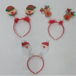 36 Bulk Headband Christmas 3ast Santa/elf/reindeer Xmas Barbell