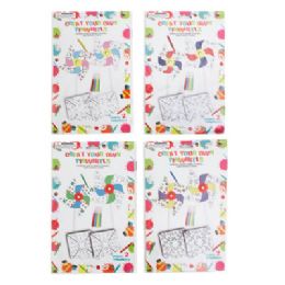24 of Craft Kit Create Your Own Pinwheel 2pk 4ast W/markers Pb/insert
